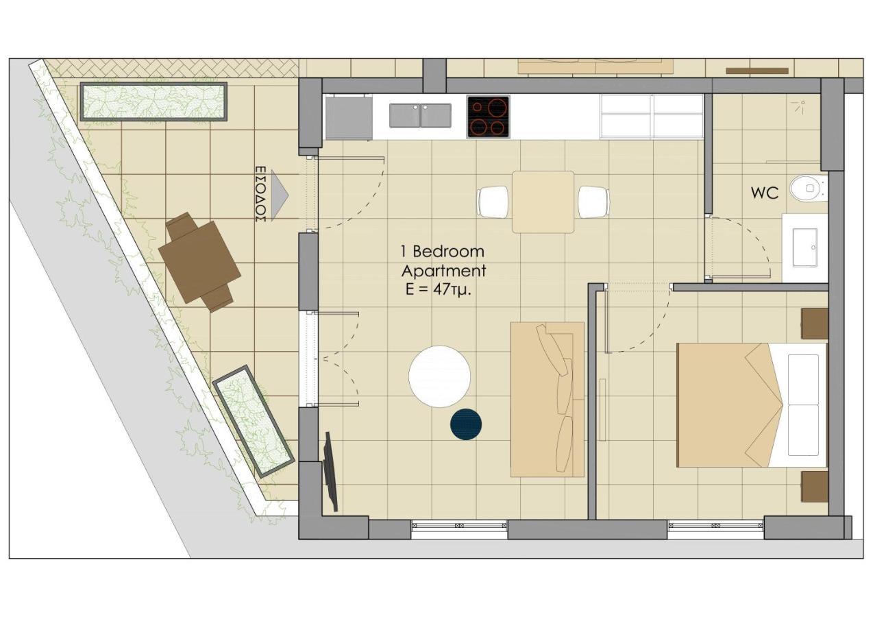 Sti Chora Apartments Lefkáda Exterior foto